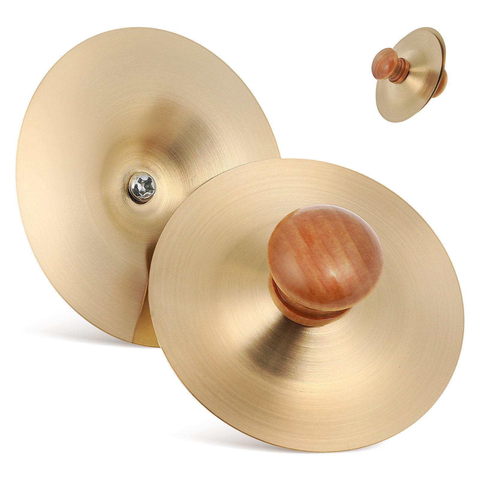 1Pair Portable Finger Cymbals  - Musical Instrument Family recension och pris