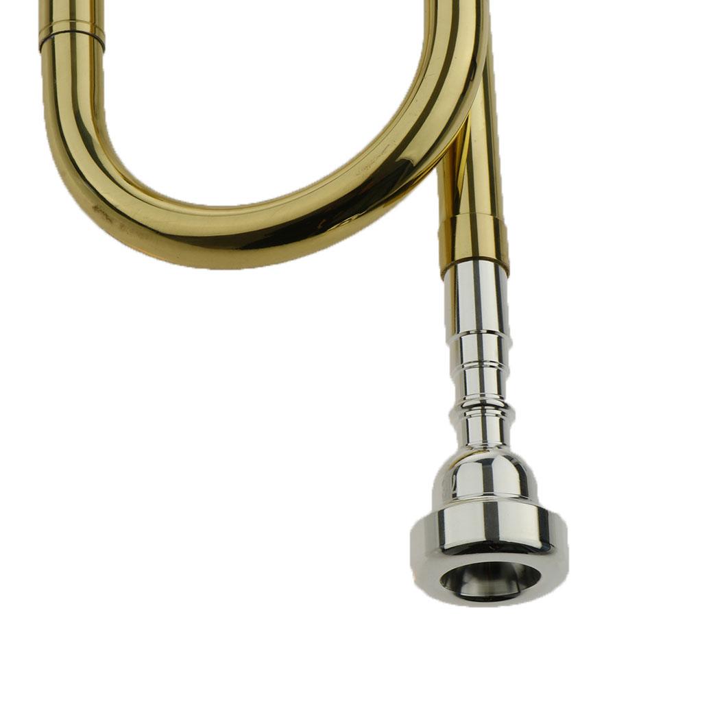 Kids Trumpet Brass Golden Bugl - Musical Instrument Long recension och pris