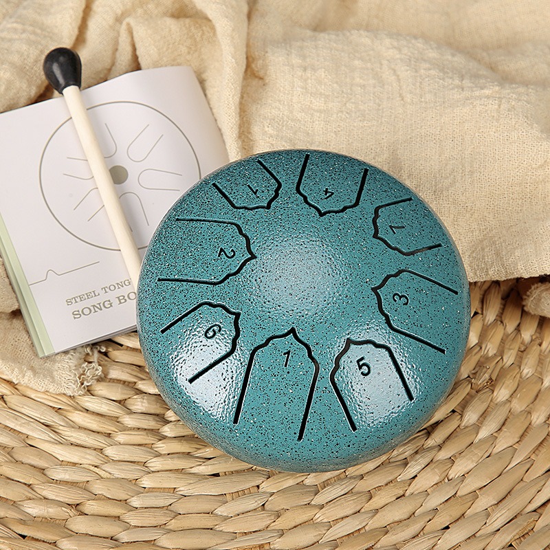 Mini Steel Tongue Drum 4 Inch  - Musical Instrument Family recension och pris