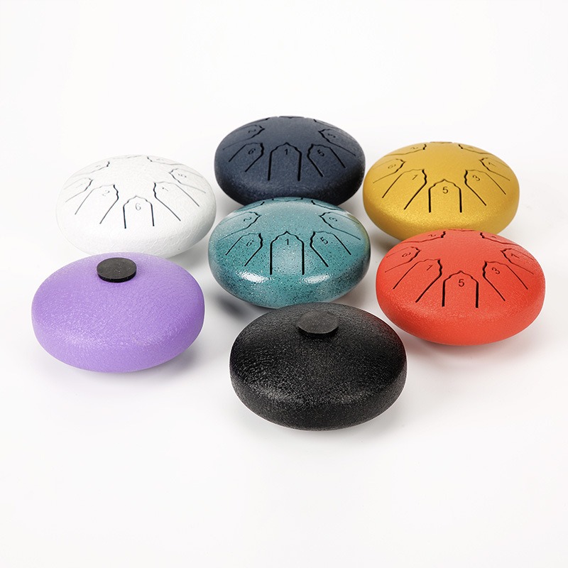 Mini Steel Tongue Drum 4 Inch  - Musical Instrument Family recension och pris