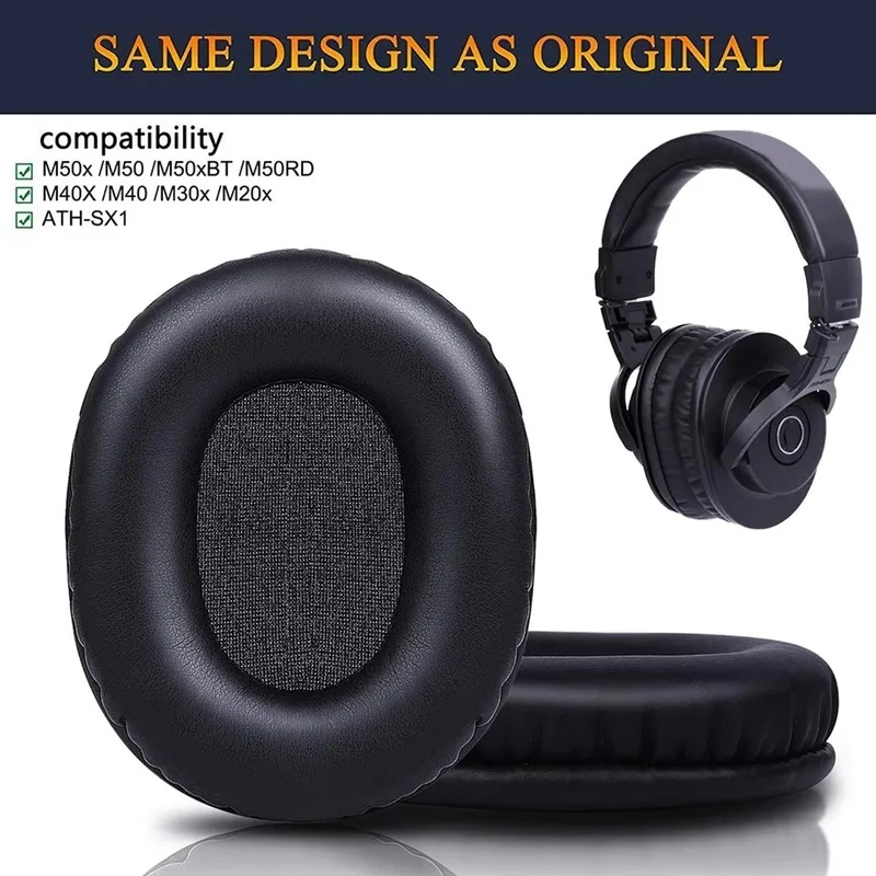 For M50X Replacement Ear pads  - Audio Technica Headphone Ath-M20X recension och pris