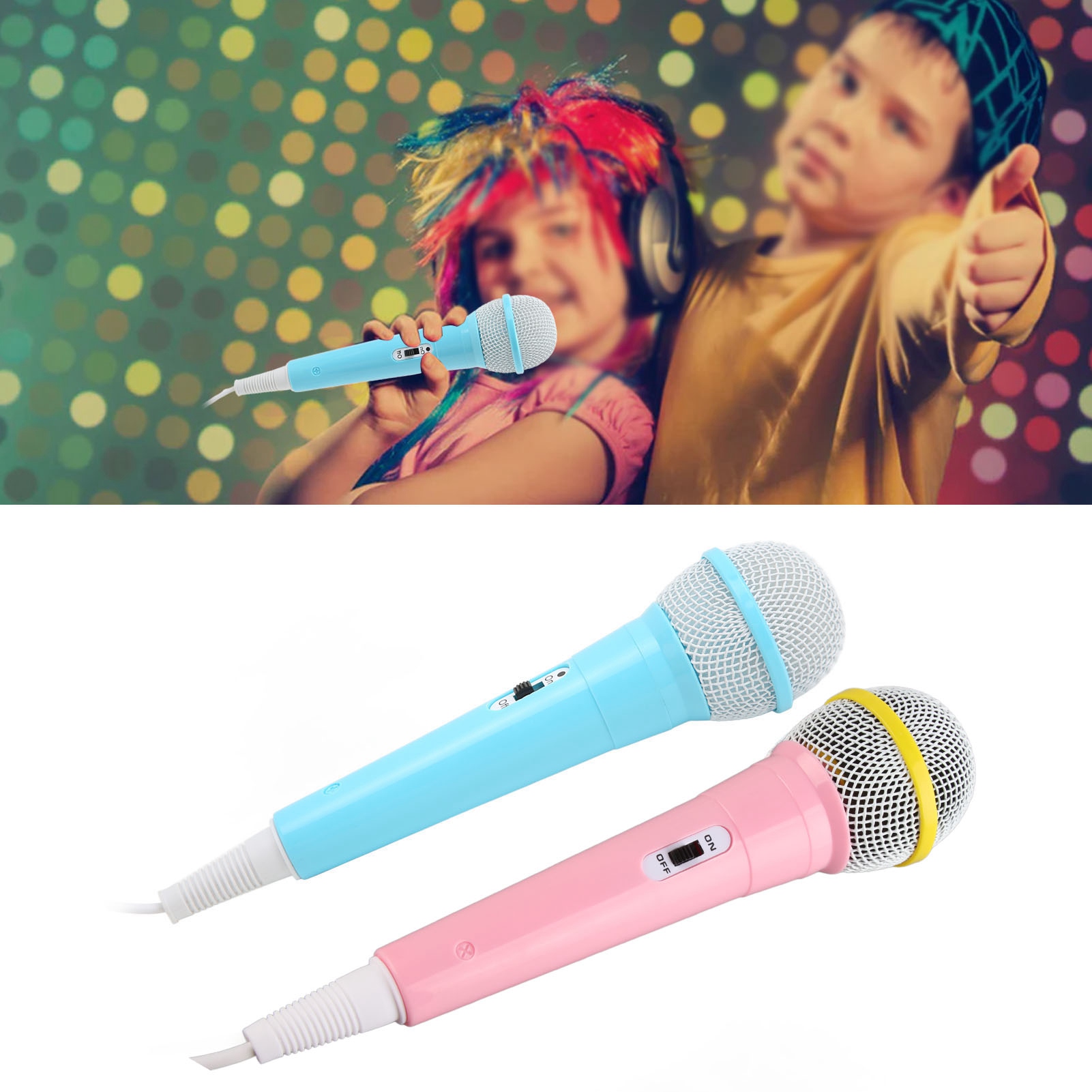 Kids Wired Microphone 3.5mm Pl - Musical Instrument Family recension och pris