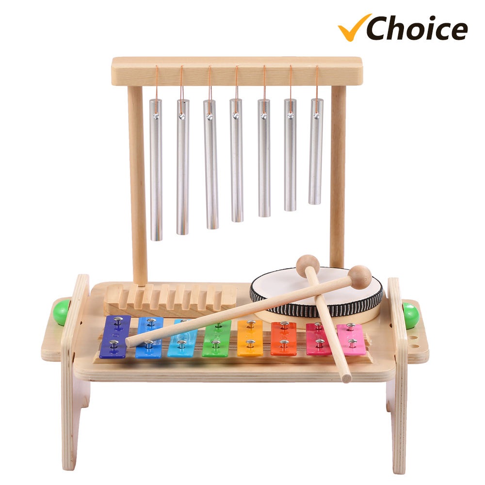 Wind Chime Combination Kids Dr - Guiro Scraper Instrument recension och pris