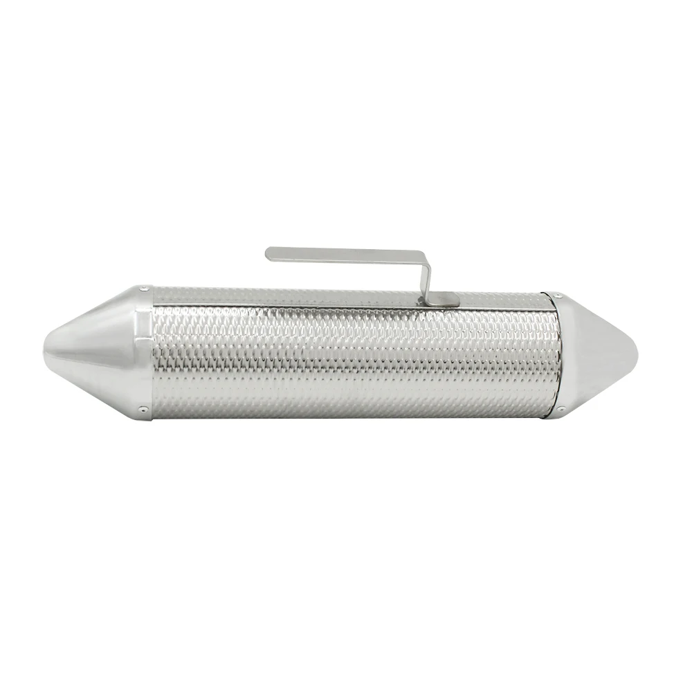 Scraper Barrel Silver Metal Gu - Guiro Scraper Instrument recension och pris