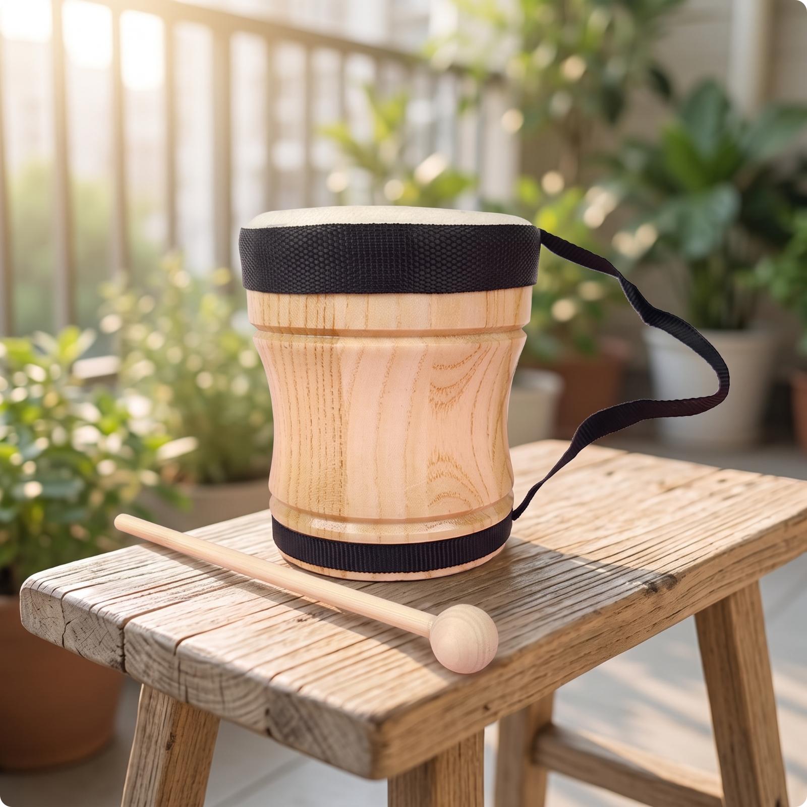Mini Wooden Rhythm Drum for Ch - Musical Instrument Family recension och pris