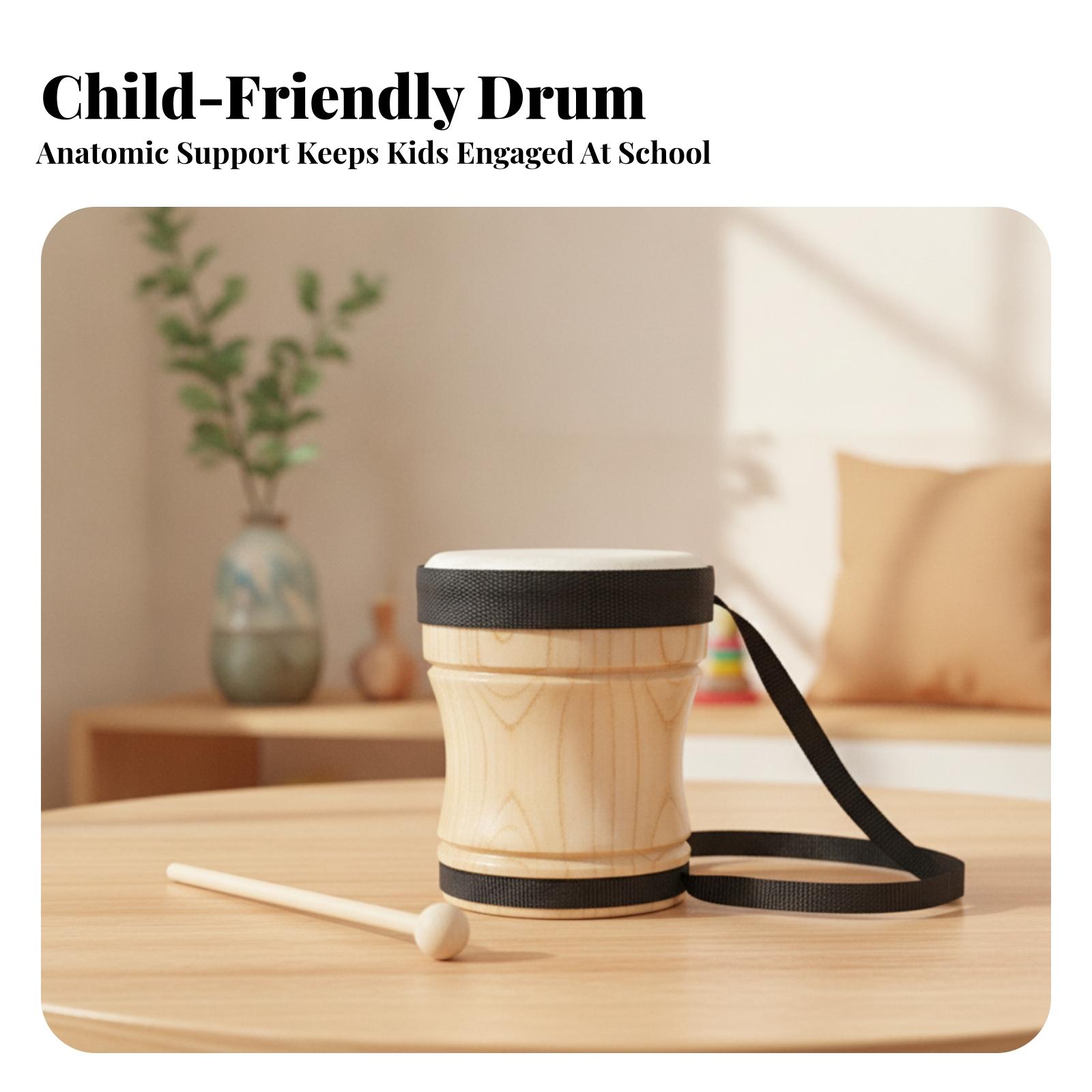 Mini Wooden Rhythm Drum for Ch - Musical Instrument Family recension och pris