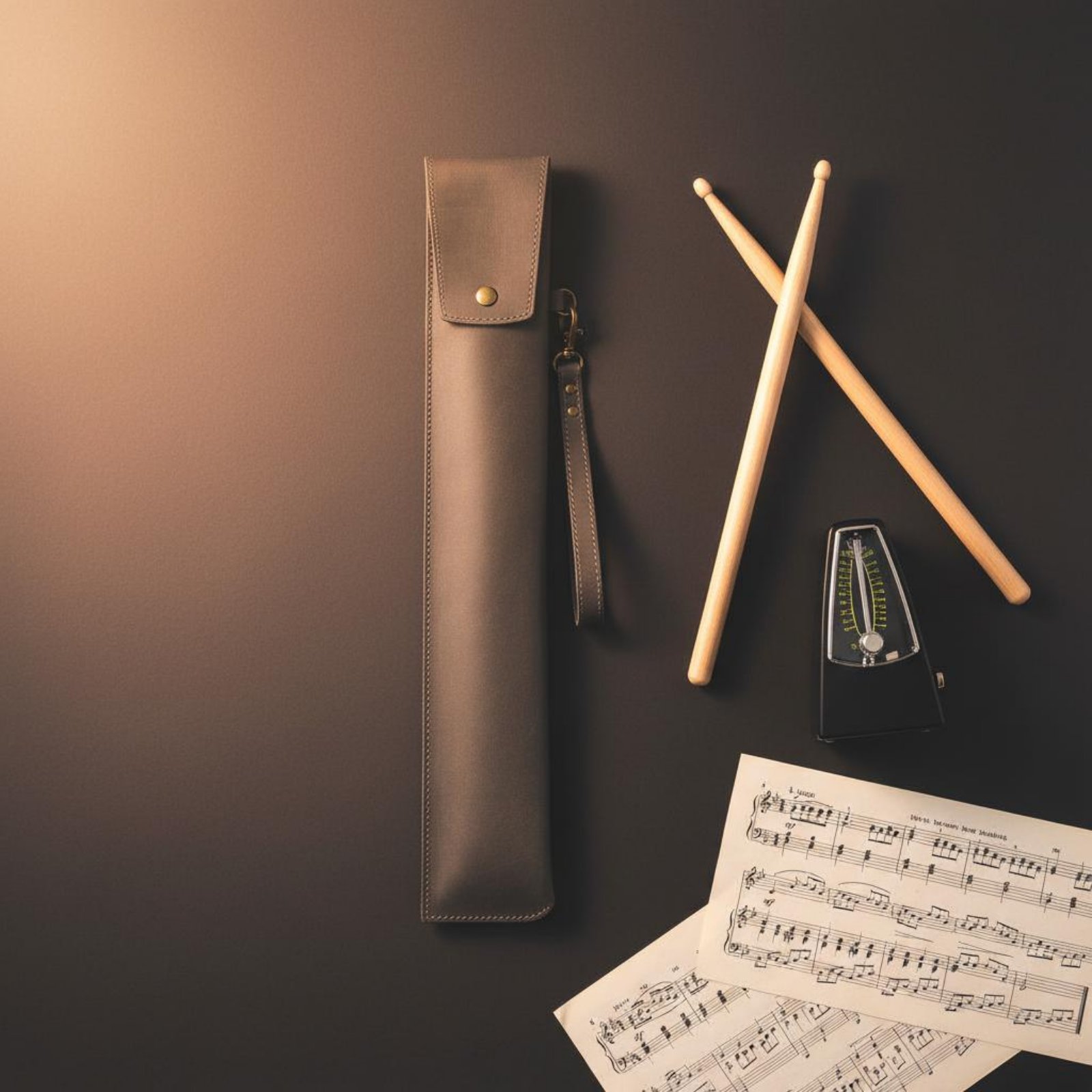 Leather Drumstick Bag Long-Las - Musical Instrument Long recension och pris
