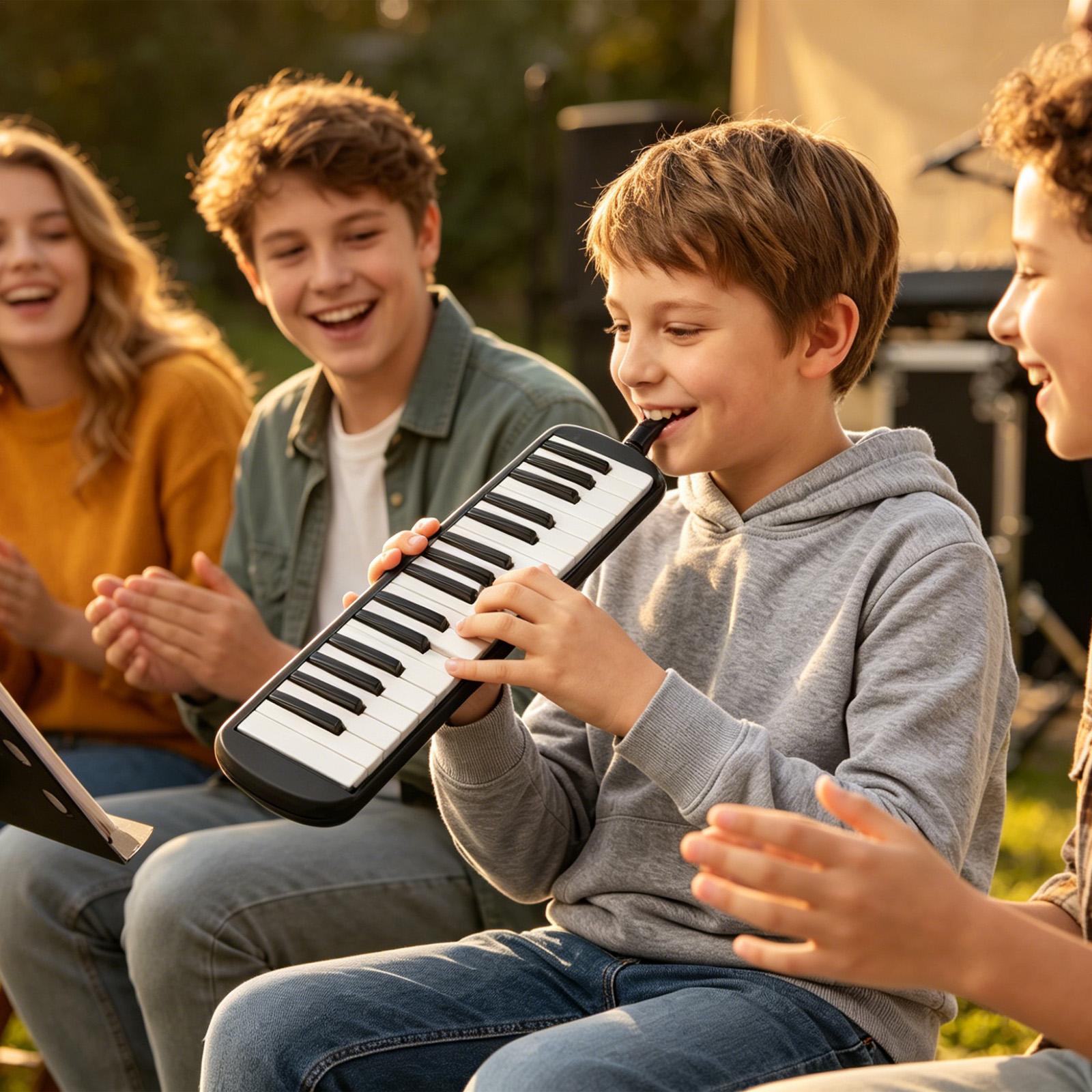 Melodica Instrument 32-Key Por - Musical Instrument Long recension och pris
