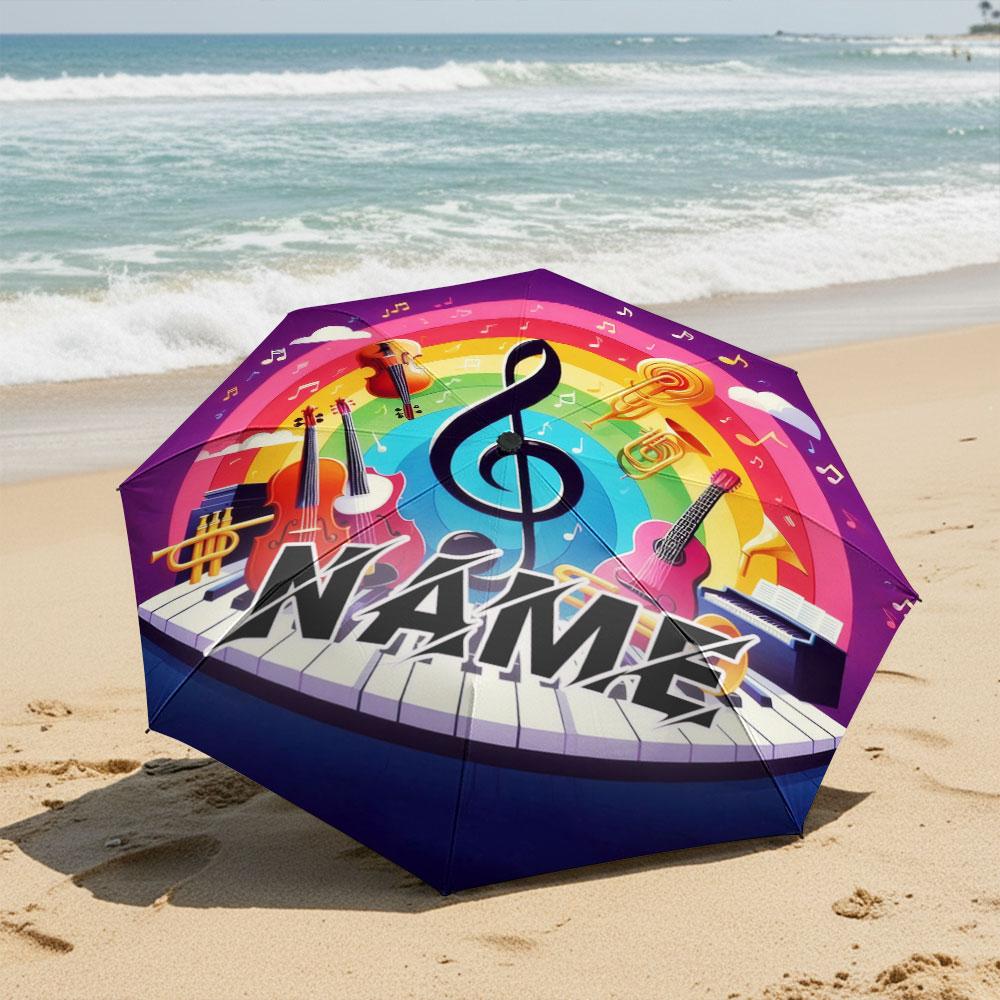 Custom Name umbrella, Music Th - Musical Instrument And Names recension och pris
