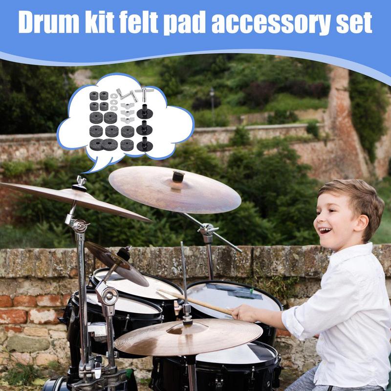 Drum Felt Washer Non-Slip Musi - Musical Instrument Family recension och pris