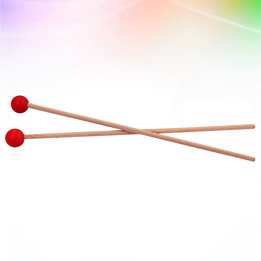 1Pair Large Drum Mallets Wood  - Musical Instrument Mallet recension och pris