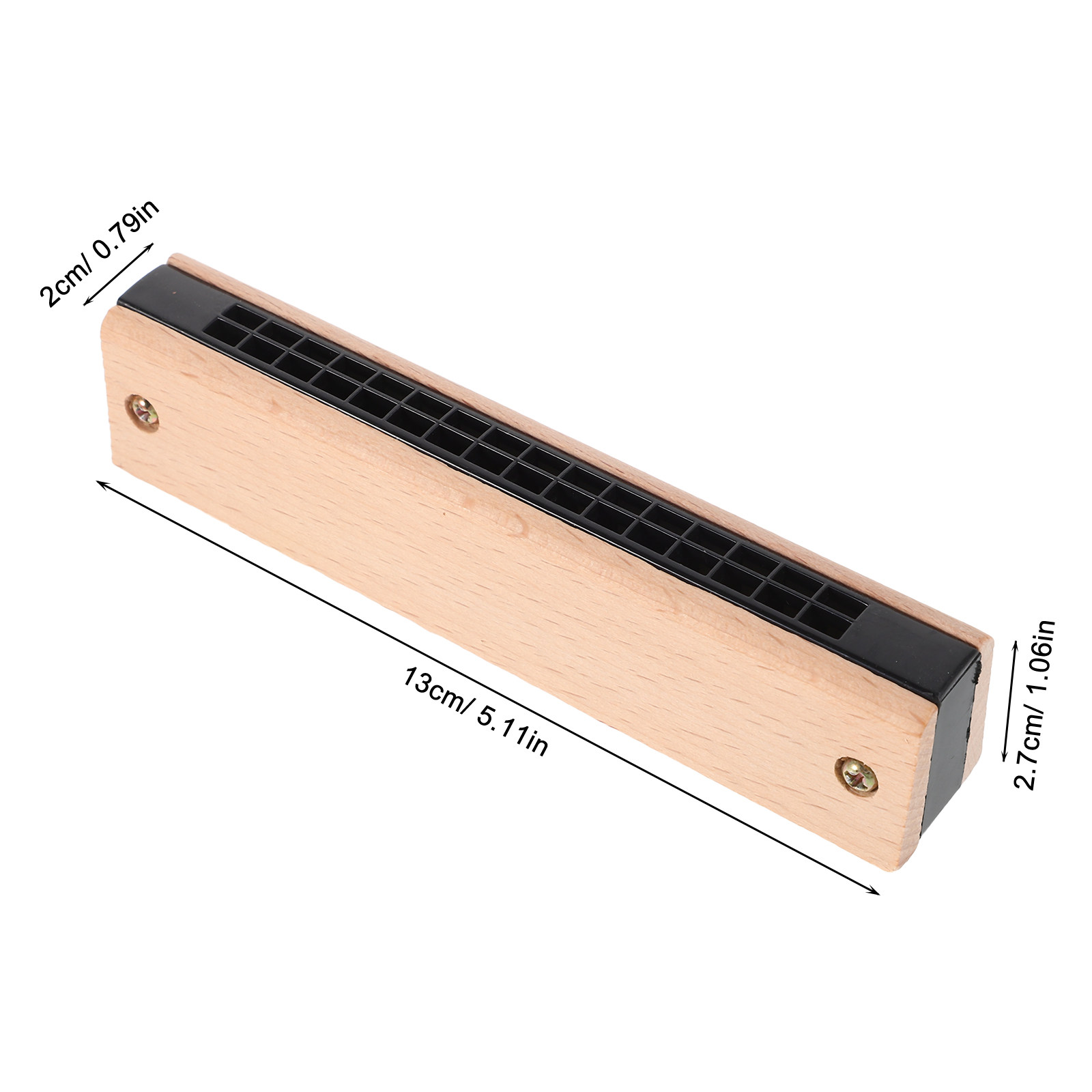 3Pcs Wooden 16-Hole Double Row - Musical Instrument Family recension och pris